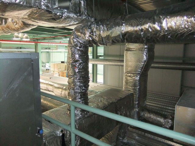 What Are Cleanroom HVAC Systems? An Overview Ductwork from a cleanroom HVAC system.