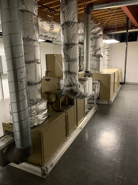 What is an ISO 8 Cleanroom? Definition and Requirements An air handling unit for a modular cleanroom.