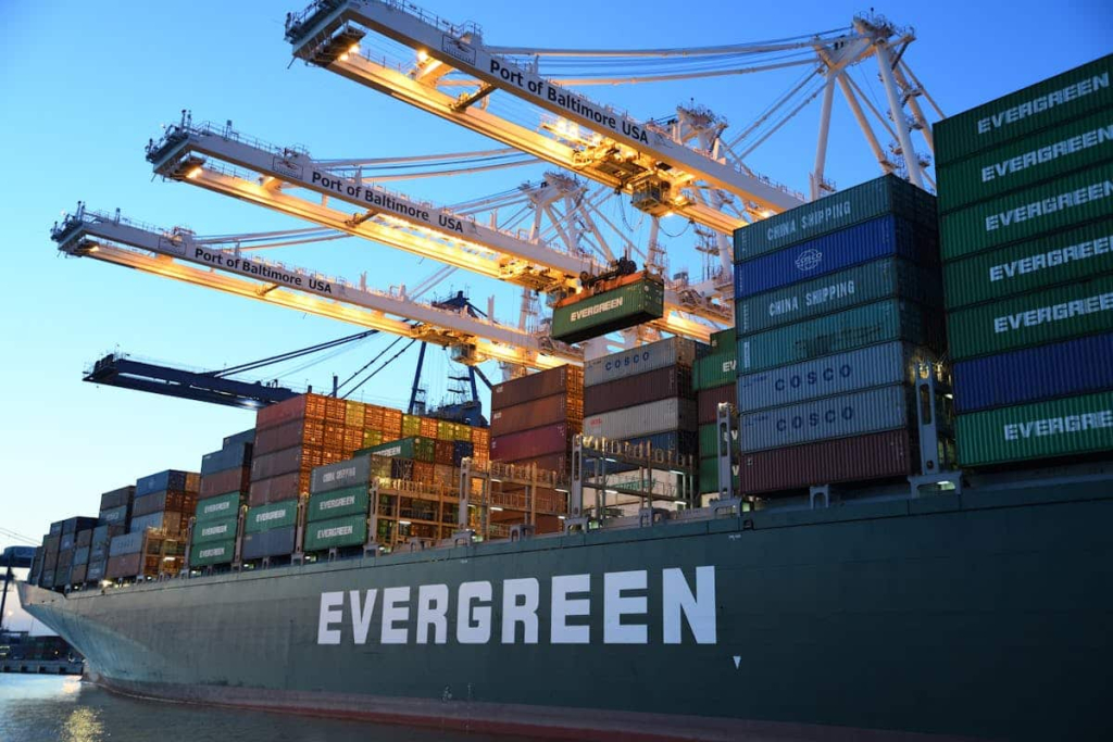 evergreen shipping